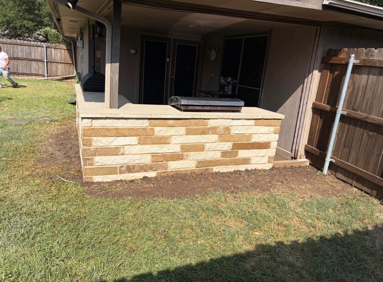 Outdoor kitchen build DFW