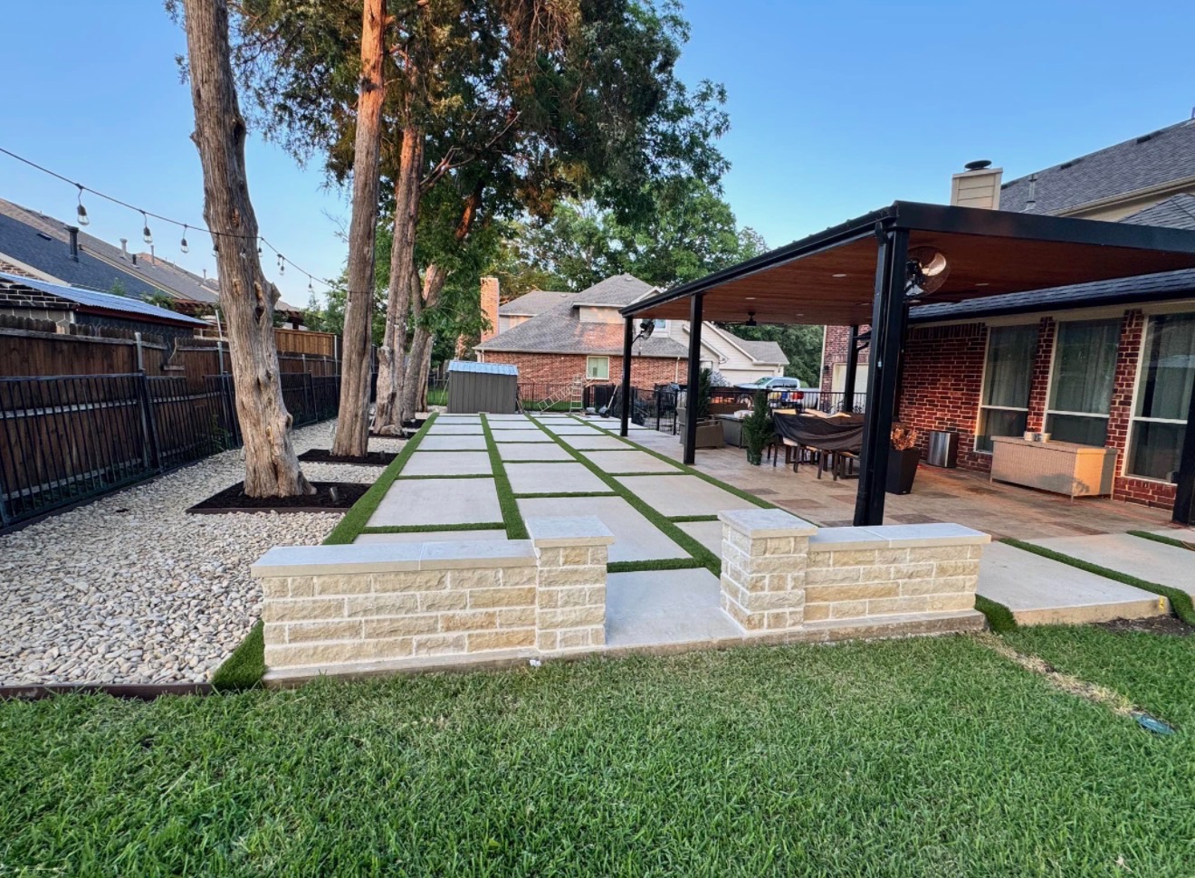 Outdoor living space DFW